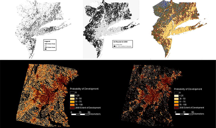 New York City development projections from the NY Climate and Health Project (NYCHP) - Land use change assessment group